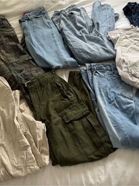 Trendy pants bundle – Size XS–S 
Aritzia, Urban Outfitters BDG, Edikted, Garage